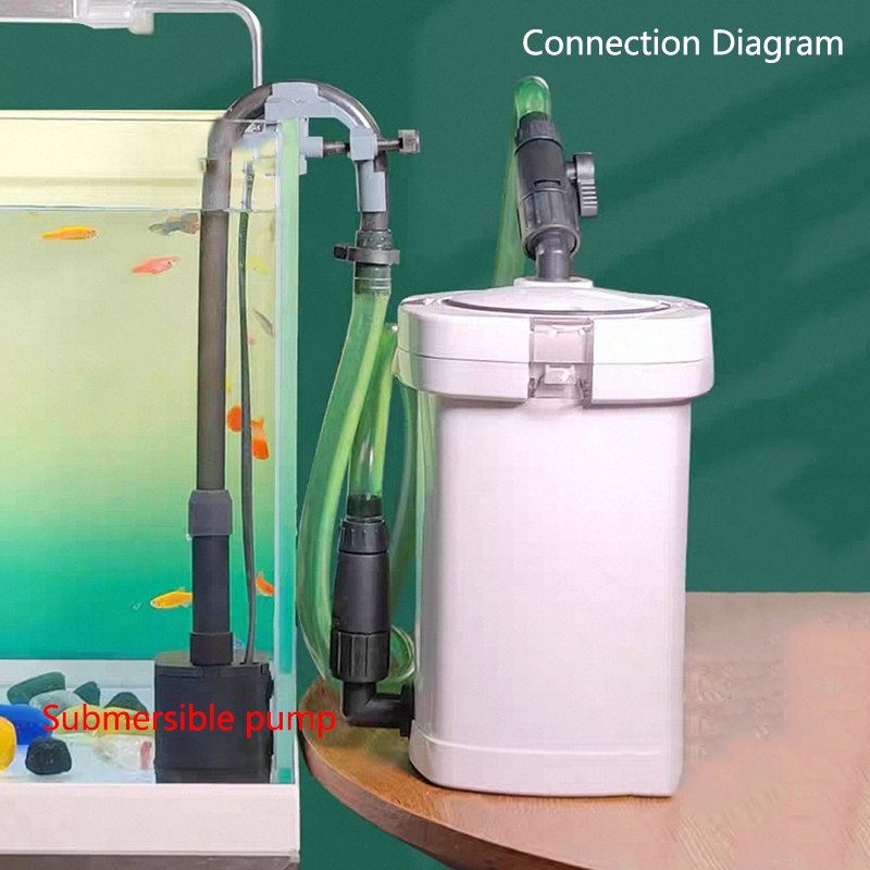 HW-604 Aquarium Filter Bucket  - Marine Aquarium Protein Skimmer review and price