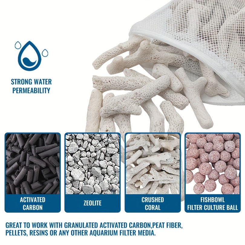Reusable Zipper Filter Media B - Marine Aquarium Protein Skimmer review and price